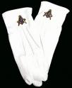Masonic Blue Lodge Embroidered Gloves