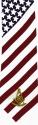 Masonic Past Master Tie - Symbol on Flag