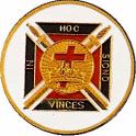 Knights Templar Auto Emblem on White