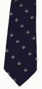 Masonic Tie - Navy with Gold