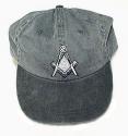 Masonic Hat - Gray on Gray in 23 Different Logos