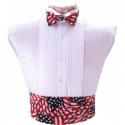 Flag Cummerbund & Bow Tie Set