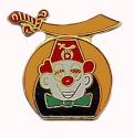Shriner Clown Lapel Pin