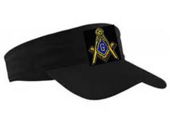Masonic Black Visor for Most Orders