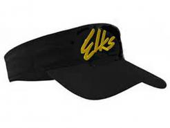 Elks Visor on Black