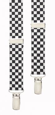 Masonic Suspenders - Checkered Pavement
