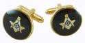 Masonic Cuff Links - Round