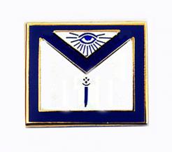 Masonic Apron Lapel Pin - Tyler