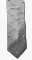 Masonic Club Tie - Gray with Black