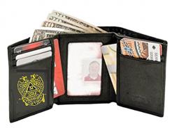 Scottish Ritte Wallet - Leather Tri Fold