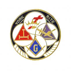 York Rite Auto Emblem