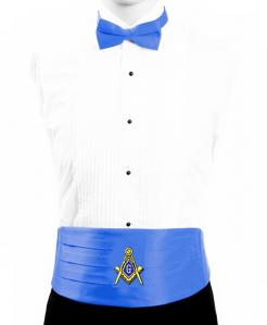 Masonic Bow Tie & Cummerbund Set for Most Orders