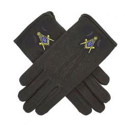 Masonic Gloves in Black