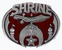 Shriner Belt Buckle in Pewter Finish