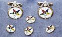OES Eastern Star Cuff Links & Studs